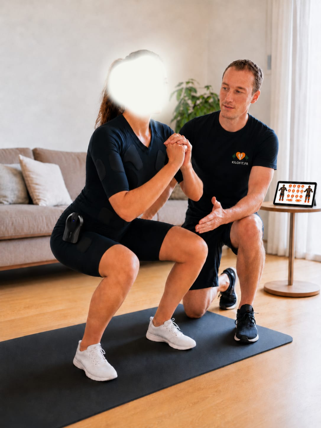 Séance d'électrostimulation EMS Kilofit